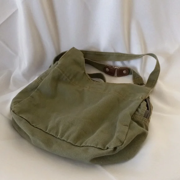 COPY - Women or men's army green cloth bag - Picture 3 of 9